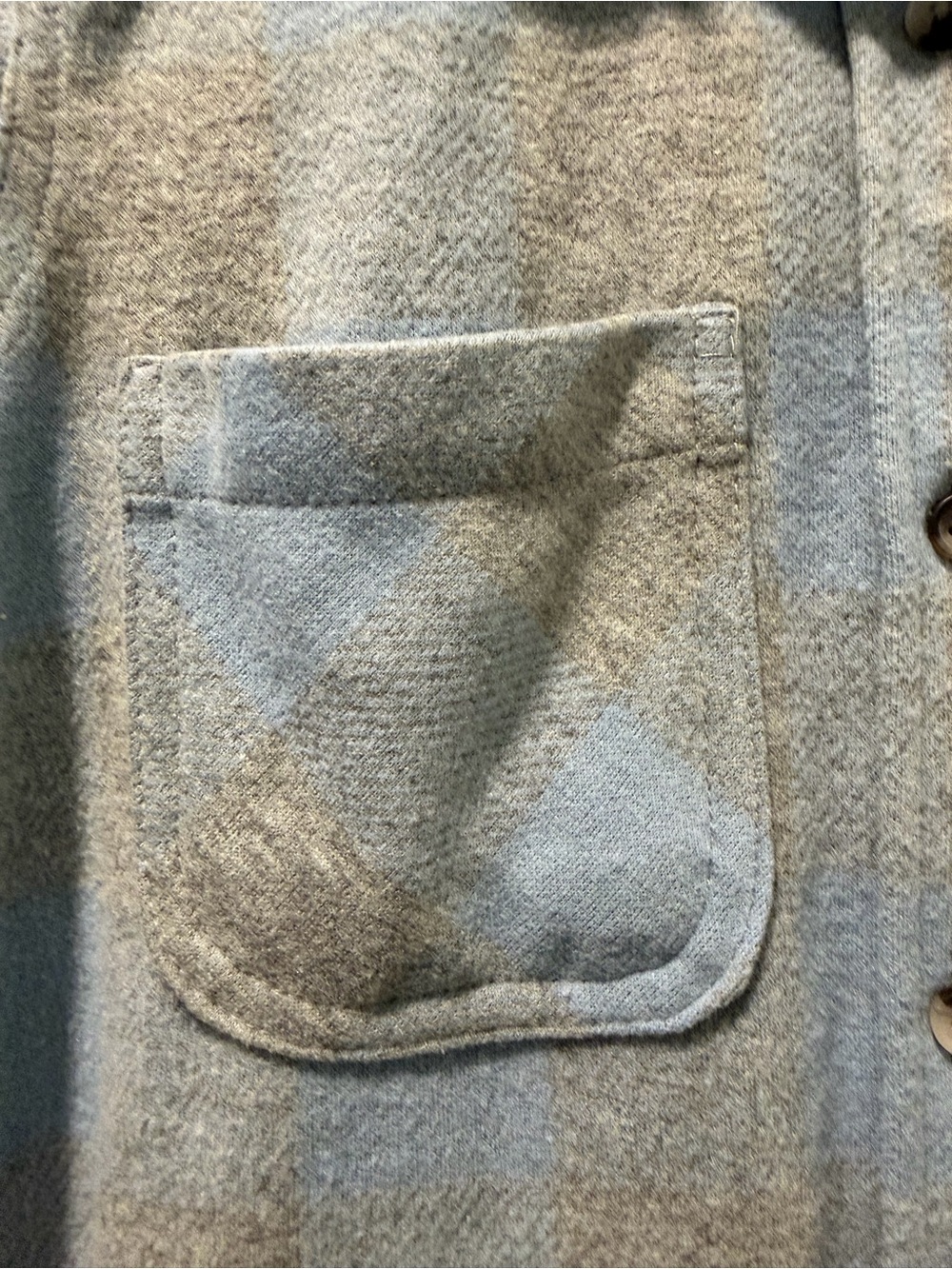 beachlunchlounge Blue and Gray Button-Down Shirt - Picture 3 of 5